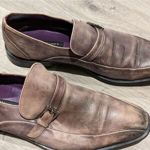 Adolfo Carli Leather Loafers Sz. 8 Made in Italy